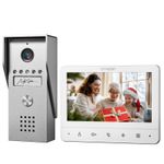 TMEZON 7'' Video Door Entry Safety Intercom with HD IR NightVision & Mute Mode