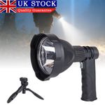 LED Hand Held Spotlight USB Rechargeable Camp Hunting Torch Lamp Searchlight B