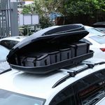 430 Litre Car Roof Top Box Gloss Black Extra Large Top Car 75kg Travel Luggage