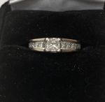 Princess, Channel Set Engagement Ring