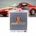 3 Rows Aluminum Radiator For Honda Civic CX DX EK EG EX EX-R GX HX 92-2000 99 UK