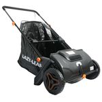 Garden Leaf Sweeper Collector Brush Rake Push Along 530mm Sweep Width & 100L Bag