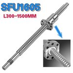 SFU1605 RM1605 Ballscrew w/ Nut L300 – 1500mm End Machined CNC Ball Screw