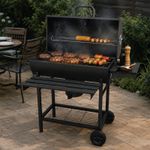 CLASSIC CHARCOAL BBQ GRILL SMOKER OUTDOOR BLACK PATIO BARBEQUE FOLDABLE PORTABLE