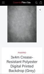 Backdrop 3 × 4 Metres grey