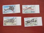 TUVALU  Set with SPECIMEN Overprint Mint (Aircraft)