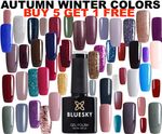 BLUESKY GEL NAIL POLISH AUTUMN WINTER POPULAR MOST WANTED COLORS UV LED SOAK OFF