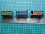 three EGGERBAHN HOe GAUGE  COACH/van railway