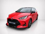 FRONT SPLITTER V.1 FOR TOYOTA YARIS MK4 (2020-) ABS GLOSS BLACK