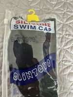 Silicone Swim Cap Adults Black