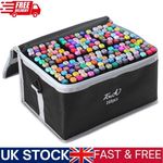 Dual Tip Alcohol Art Markers Pen - 168 set, Tip Pen Set for Drawing Design