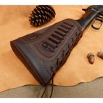 Leather Canvas Shotgun Rifle Ammo Buttstock Cover .30/30 .45/70 .17HMR 12GA .22
