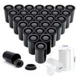 10-50pcs 35mm Plastic Empty Black/White Bottle Film Cans Canisters Containers Ca