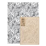 Reusable PLASTIC Wall STENCIL 65x95cm Seamless Allover DECO TROPICAL LEAVES