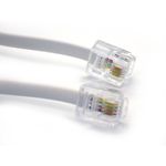 15m RJ11 to RJ11 ADSL Cable BT Broadband Modem DSL Sky Telephone Line Lead Phone