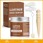 Professional Leather Edge Sealer and Burnishing Gum for Glossy Finish 200g