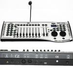 DMX Controller With Pan/Tilt Wheels, Fog Release, LCD Display Window + LED Lamp