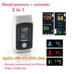 New 2-in-1 smart Bluetooth fingertip pulse oximeter with blood pressure function