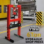 6 Ton Heavy Duty Hydraulic Bench Press Machine Workshop Garage Bearing Standing