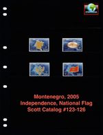 $9.00 Scott Value - 2005 MONTENEGRO Independence from Serbia, Flag CV MNH NH UMM