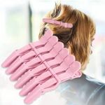 6PCS Alligator Hair Clips for Hairdressing - Salon Styling Clamps, Sectioning
