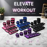 Ankle Weight Strap Pair Adjustable Cuffs Walking Running Yoga Leg Wrist Bands