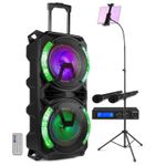 Home Karaoke System with Tablet Stand and WM522 Wireless Microphones LIVE280