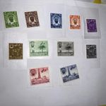 Abu Dhabi 1966 Complete Set With Overprints Surcharge Stamps MNH SG 15/25 