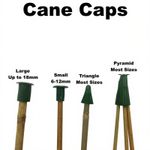 Rubber Cane Caps All Types Garden Pyramid Top Eye Protection Bamboo Wigwam