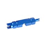 Durable Blue Bike Gas Nozzle Wrench Core Tool Tire Extension Tube Disassembly