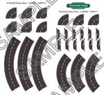 Curved Road Layout - N Gauge - 33mm Wide Roads - Model Railway