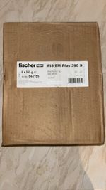 Fischer FIS EM Plus 390S Epoxy Mortar 390ml Cartridge 544155 Box of 6 £70