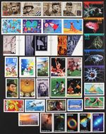 2000 U.S.  Commemorative Year Set, 100 stamps including Sheets MNH, see scans