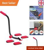 Red Furniture Moving System with Easy Lever Action & Heavy Lifting Pads