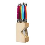 Authentic Laguiole 6 Piece Steak Knife Set, Bright