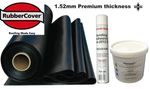 Rubber Roofing Kit For Flat Roofs 1.52mm Premium EPDM Membrane & Adhesive Repair