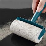 Reusable Plastic Lint Roller for Pet Hair Navy Portable Clothes Hair Remover