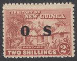 SG O30 New Guinea 1925-31. 2/- brown-lake. Very lightly mounted mint CAT £50