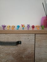 X9 Littlest Pet Shop Mini Glitter Rainbow Friends G5.5