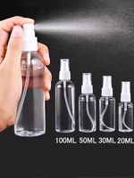 MINI PLASTIC SPRAY BOTTLE FINE MIST REFILLABLE FOR COSMETIC CLEANING LIQUID UK