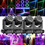 LED Laser Moving Head Light DMX RGBW 6Bee Eyes Stage Effect Lights KTV Bar Light