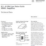 MGA-86563  0.5 – 6 GHz   GaAs MMIC Amplifier ................... Lot of 2.......