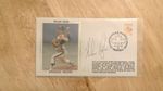 NOLAN RYAN Signed Strikeout Record Silk Gateway Baseball FDC Cachet ASTROS Auto