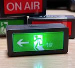 Japanese Miniature Fire Exit Sign Light Box