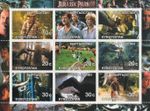 Jurassic Park III dinosaur Hollywood movie 2001 MNH stamp sheetlet