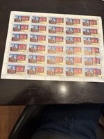 Liberia Old State House Sheet Of 25 Stamps