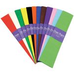 Crepe Paper 50CM X 3M For Crafts And Packing In Various Colours