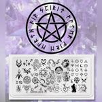 Witchcraft Stainless Steel With Plastic Base Nail Stamping Plate