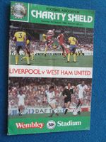 Liverpool v West Ham United Charity Shield 1980 Programme 9/8/80