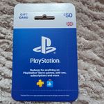 Playstation £50 Store Card/Credit/voucher  -PS5 